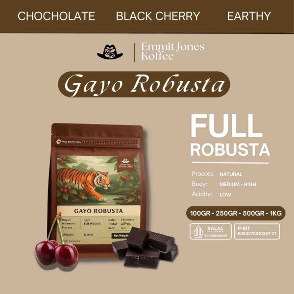 Gayo Robusta Natural Process Single Origin